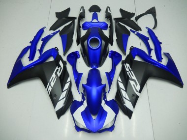 2015-2022 Black Blue Yamaha YZF R3 Bike Fairing UK