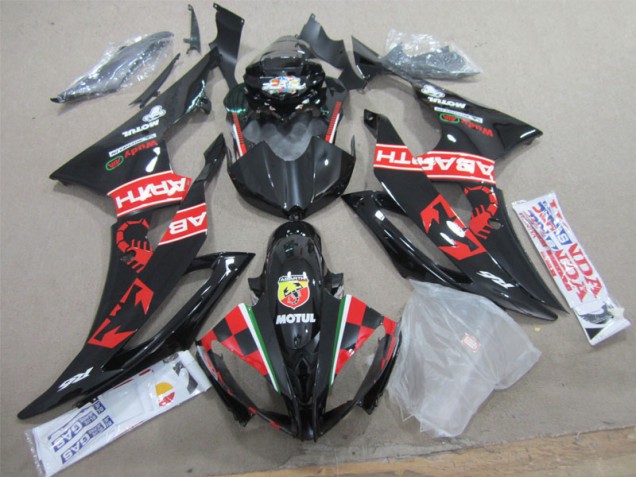 2008-2016 Black White Motul Yamaha YZF R6 Motorbike Fairing UK